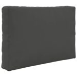 vidaXL Vankúš na vonkajšiu pohovku 2 pcs Antracit Polyester – Obrázok 5
