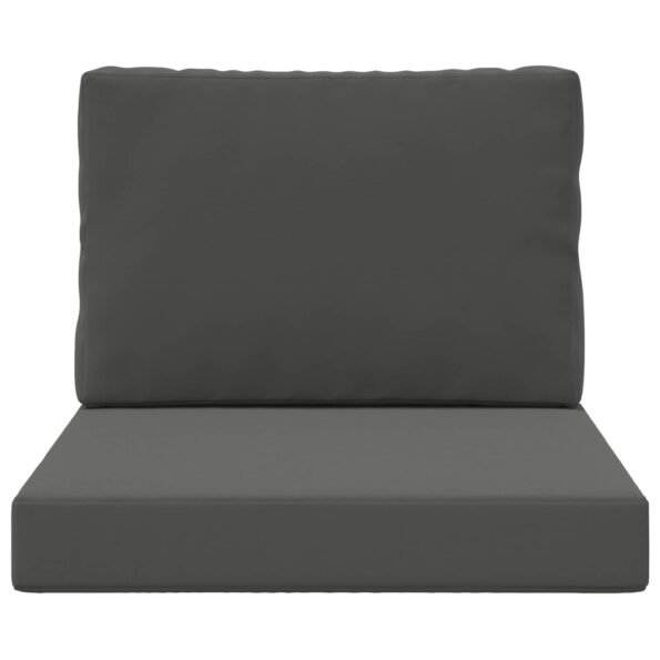 vidaXL Vankúš na vonkajšiu pohovku 2 pcs Antracit Polyester – Obrázok 6