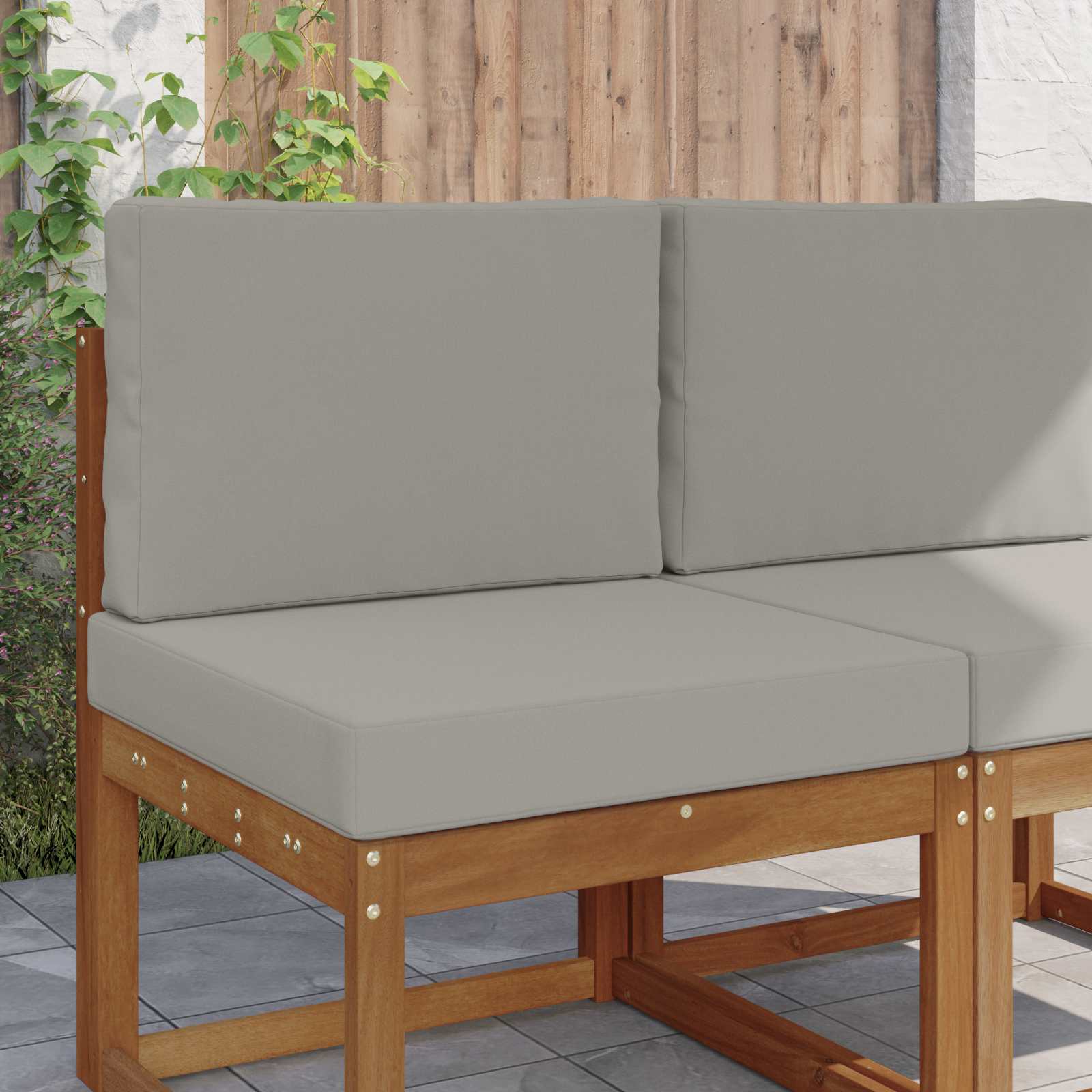 900711_1.jpg vidaXL Vankúš na vonkajšiu pohovku 2 pcs Biely Polyester – Obrázok 1