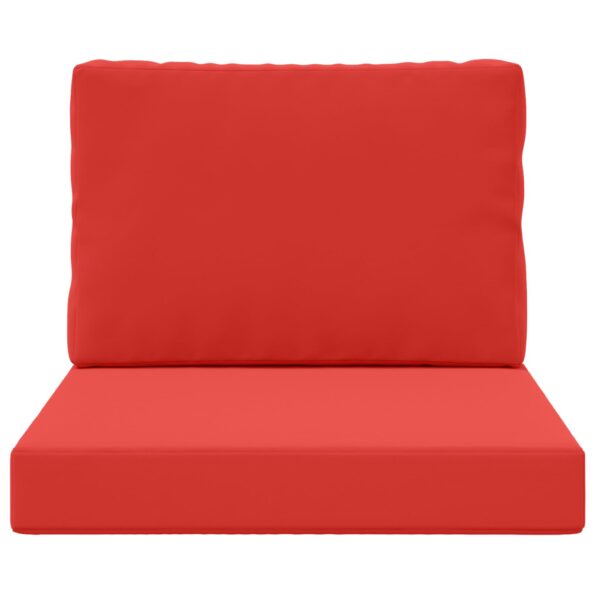 vidaXL Vankúš na vonkajšiu pohovku 2 pcs Červená Polyester – Obrázok 6
