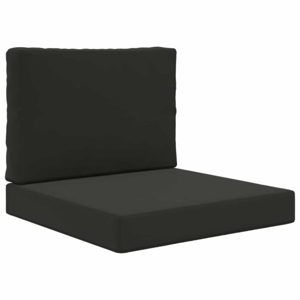 vidaXL Vankúš na vonkajšiu pohovku 2 pcs Čierny Polyester – Obrázok 2