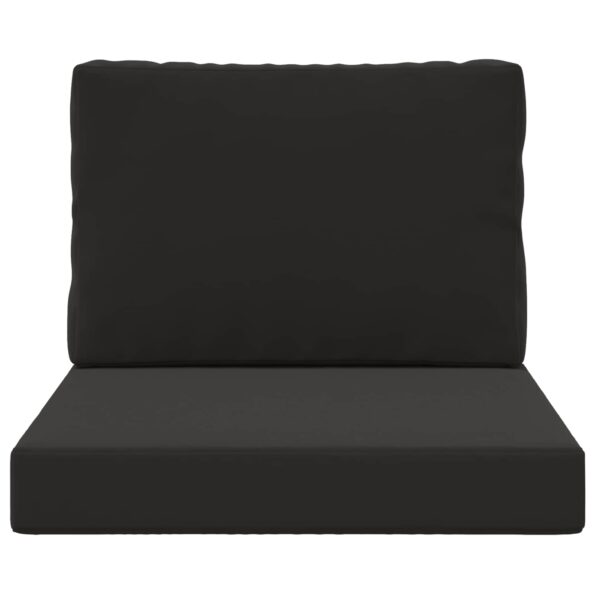 vidaXL Vankúš na vonkajšiu pohovku 2 pcs Čierny Polyester – Obrázok 6