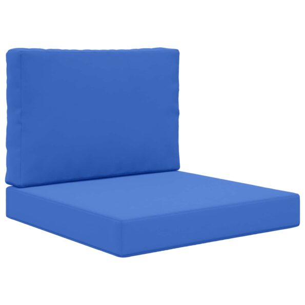 vidaXL Vankúš na vonkajšiu pohovku 2 pcs Královská modrá Polyester – Obrázok 2