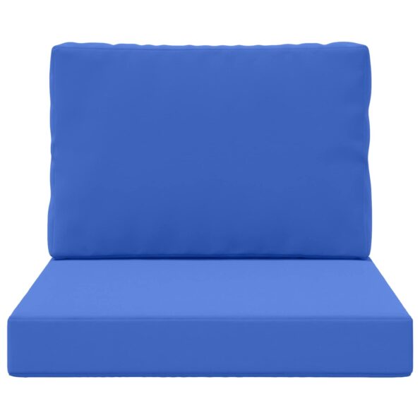 vidaXL Vankúš na vonkajšiu pohovku 2 pcs Královská modrá Polyester – Obrázok 6