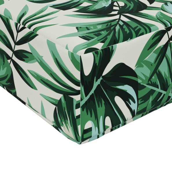 vidaXL Vankúš na vonkajšiu pohovku 2 pcs Vzor listov Polyester – Obrázok 8