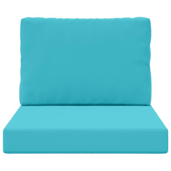 vidaXL Vankúš na vonkajšiu pohovku 2 pcs Tyrkysová Polyester – Obrázok 6