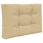 vidaXL Vankúš na vonkajšiu pohovku 2 pcs Béžová Polyester – Obrázok 5