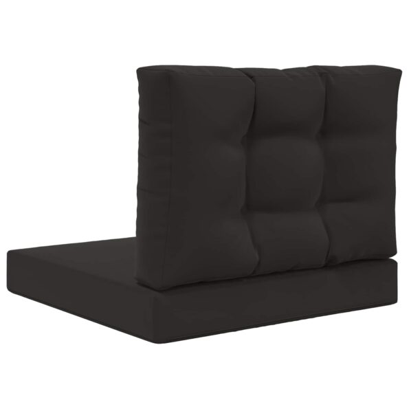 vidaXL Vankúš na vonkajšiu pohovku 2 pcs Čierny Polyester – Obrázok 7