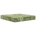 vidaXL Vankúš na vonkajšiu pohovku 2 pcs Design s listami Polyester – Obrázok 4