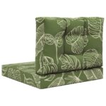 vidaXL Vankúš na vonkajšiu pohovku 2 pcs Design s listami Polyester – Obrázok 7