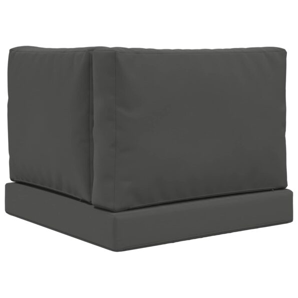 vidaXL Vankúš na vonkajšiu pohovku 3 pcs Antracit Polyester – Obrázok 7