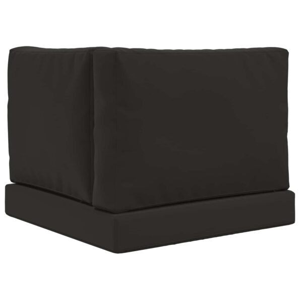 vidaXL Vankúš na vonkajšiu pohovku 3 pcs Čierny Polyester – Obrázok 7