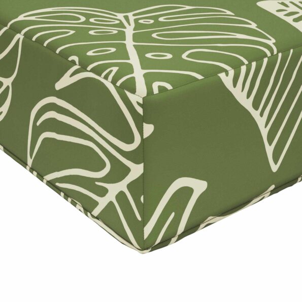 vidaXL Vankúš na vonkajšiu pohovku 3 pcs Design s listami Polyester – Obrázok 8