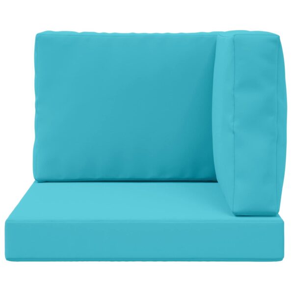 vidaXL Vankúš na vonkajšiu pohovku 3 pcs Tyrkysová Polyester – Obrázok 6