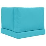 vidaXL Vankúš na vonkajšiu pohovku 3 pcs Tyrkysová Polyester – Obrázok 7