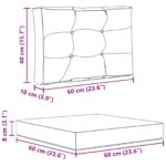 vidaXL Vankúš na vonkajšiu pohovku 3 pcs Krémová Polyester – Obrázok 10