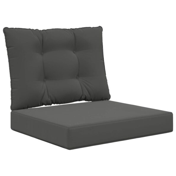 vidaXL Vankúš na vonkajšiu pohovku 2 pcs Antracit Polyester – Obrázok 2