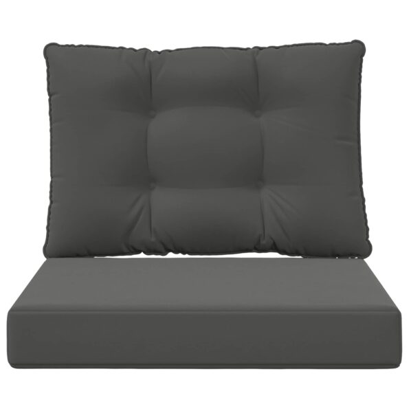 vidaXL Vankúš na vonkajšiu pohovku 2 pcs Antracit Polyester – Obrázok 6