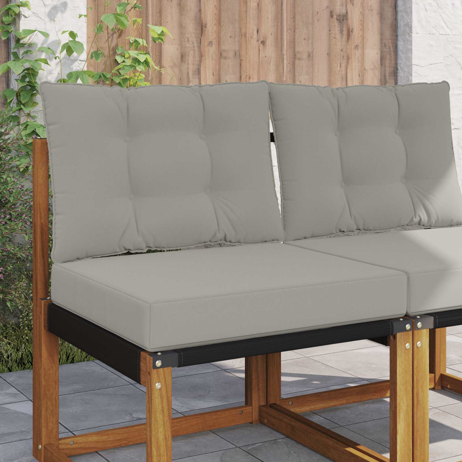 900779_1.jpg vidaXL Vankúš na vonkajšiu pohovku 2 pcs Biely Polyester – Obrázok 1