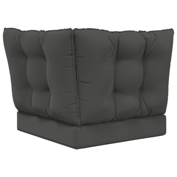 vidaXL Vankúš na vonkajšiu pohovku 3 pcs Antracit Polyester – Obrázok 7