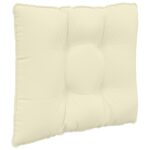 vidaXL Vankúš na vonkajšiu pohovku 3 pcs Krémová Polyester – Obrázok 5