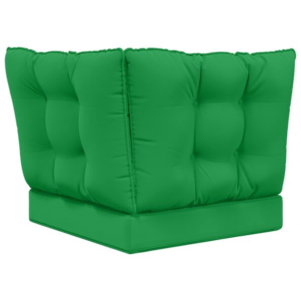 vidaXL Vankúš na vonkajšiu pohovku 3 pcs Zelená Polyester – Obrázok 7
