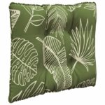 vidaXL Vankúš na vonkajšiu pohovku 3 pcs Design s listami Polyester – Obrázok 5
