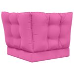 vidaXL Vankúš na vonkajšiu pohovku 3 pcs Ružová Polyester – Obrázok 7