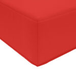 vidaXL Vankúš na vonkajšiu pohovku Červená 80 x 80 x 8 cm Polyester – Obrázok 6