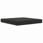vidaXL Vankúš na vonkajšiu pohovku Čierny 80 x 80 x 8 cm Polyester – Obrázok 2