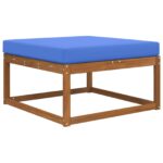 vidaXL Vankúš na vonkajšiu pohovku Královská modrá 80 x 80 x 8 cm – Obrázok 3