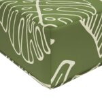 vidaXL Vankúš na vonkajšiu pohovku Design s listami 80 x 80 x 8 cm – Obrázok 6