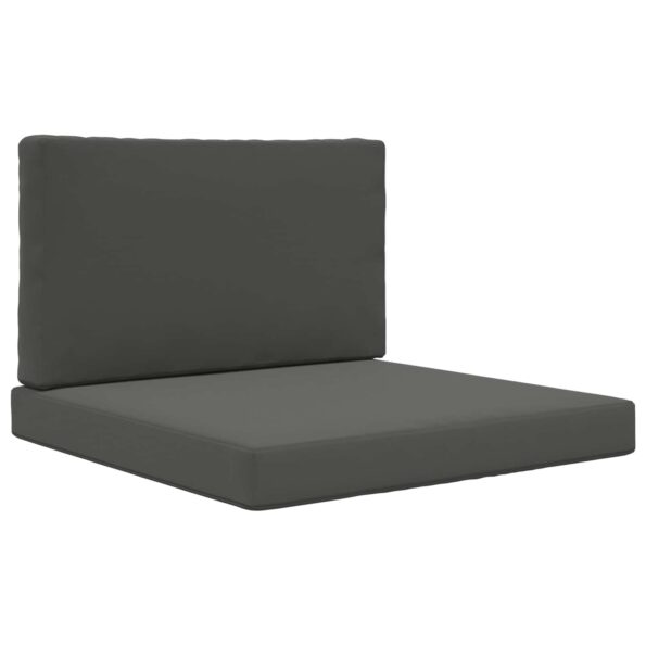 vidaXL Vankúš na vonkajšiu pohovku 2 pcs Antracit Polyester – Obrázok 2