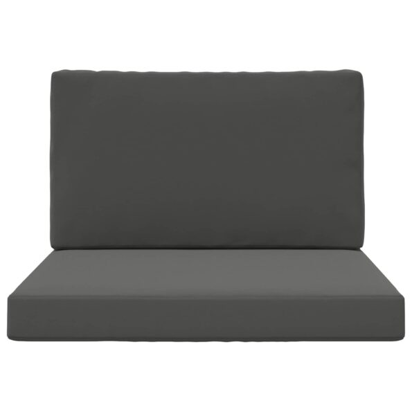 vidaXL Vankúš na vonkajšiu pohovku 2 pcs Antracit Polyester – Obrázok 6