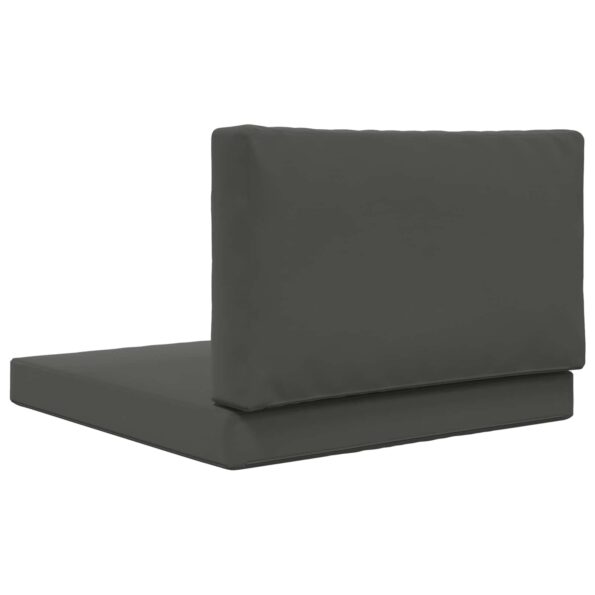 vidaXL Vankúš na vonkajšiu pohovku 2 pcs Antracit Polyester – Obrázok 7