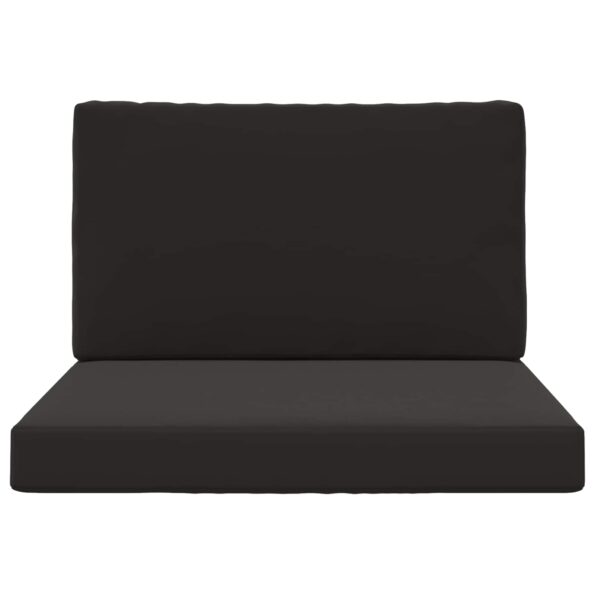 vidaXL Vankúš na vonkajšiu pohovku 2 pcs Čierny Polyester – Obrázok 6