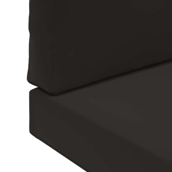 vidaXL Vankúš na vonkajšiu pohovku 2 pcs Čierny Polyester – Obrázok 9