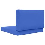 vidaXL Vankúš na vonkajšiu pohovku 2 pcs Královská modrá Polyester – Obrázok 7