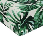 vidaXL Vankúš na vonkajšiu pohovku 2 pcs Vzor listov Polyester – Obrázok 8