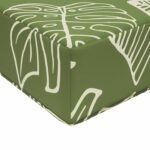 vidaXL Vankúš na vonkajšiu pohovku 2 pcs Design s listami Polyester – Obrázok 8
