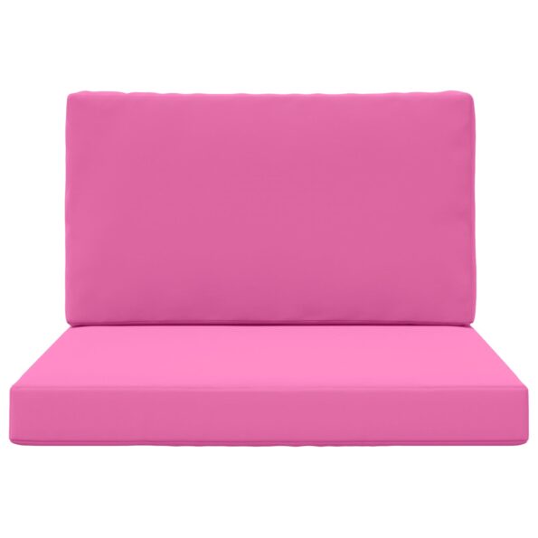 vidaXL Vankúš na vonkajšiu pohovku 2 pcs Ružová Polyester – Obrázok 6