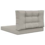 vidaXL Vankúš na vonkajšiu pohovku 2 pcs Biely Polyester – Obrázok 7