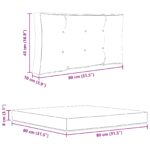 vidaXL Vankúš na vonkajšiu pohovku 2 pcs Béžová Polyester – Obrázok 10