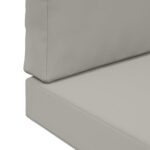 vidaXL Vankúš na vonkajšiu pohovku 3 pcs Biely Polyester – Obrázok 9