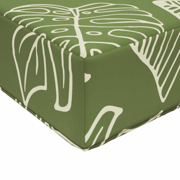 vidaXL Vankúš na vonkajšiu pohovku 3 pcs Design s listami Polyester – Obrázok 8