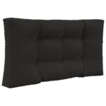 vidaXL Vankúš na vonkajšiu pohovku 3 pcs Čierny Polyester – Obrázok 5