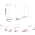 vidaXL Vankúš na vonkajšiu pohovku 3 pcs Tyrkysová Polyester – Obrázok 10