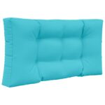 vidaXL Vankúš na vonkajšiu pohovku 3 pcs Tyrkysová Polyester – Obrázok 5