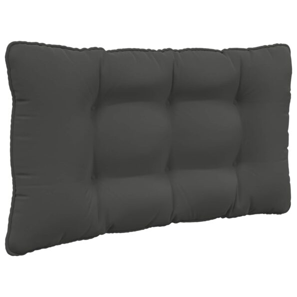 vidaXL Vankúš na vonkajšiu pohovku 2 pcs Antracit Polyester – Obrázok 5