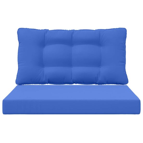 vidaXL Vankúš na vonkajšiu pohovku 2 pcs Královská modrá Polyester – Obrázok 6